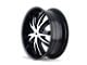 Mazzi Edge Gloss Black Machined Wheel; 18x7.5 (05-09 Mustang GT, V6)