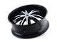 Mazzi Edge Gloss Black Machined Wheel; 18x7.5 (05-09 Mustang GT, V6)