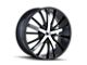 Mazzi Essence Gloss Black Machined Wheel; 20x8.5 (05-09 Mustang)