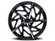 Mazzi Freestyle Gloss Black Machined Wheel; 18x8 (05-09 Mustang)