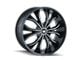 Mazzi Hustler Gloss Black Machined Wheel; 20x8.5 (05-09 Mustang)