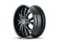 Mazzi Hustler Gloss Black Machined Wheel; 20x8.5 (05-09 Mustang)