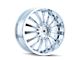 Mazzi Hype Chrome Wheel; 18x7.5 (05-09 Mustang GT, V6)