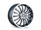 Mazzi Hype Gloss Black Machined Wheel; 18x7.5 (05-09 Mustang GT, V6)