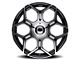 Mazzi Libra Gloss Black Machined Wheel; 20x8.5 (05-09 Mustang)