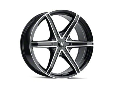 Mazzi Stilts Gloss Black Machined Wheel; 18x8 (05-09 Mustang)