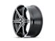 Mazzi Stilts Gloss Black Machined Wheel; 18x8 (05-09 Mustang)