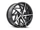 Mazzi Freestyle Gloss Black Machined Wheel; 20x8.5 (06-10 Charger, Excluding SRT8)