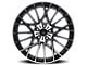 Mazzi Jinx Gloss Black Machined Wheel; 20x8.5 (10-15 Camaro, Excluding ZL1)