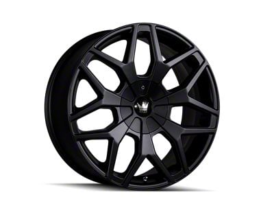 Mazzi Profile Matte Black Wheel; 20x8.5; 35mm Offset (10-15 Camaro, Excluding ZL1)