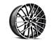 Mazzi Jinx Gloss Black Machined Wheel; 18x8; 40mm Offset (10-14 Mustang GT w/o Performance Pack, V6)