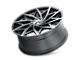 Mazzi Big Easy Matte Black Machined with Dark Wheel; 18x8 (15-23 Mustang GT w/o Performance Pack, , V6)