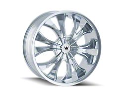 Mazzi Hustler Chrome Wheel; 22x9.5 (16-24 Camaro, Excluding SS w/ 6-Piston Front Calipers & ZL1)