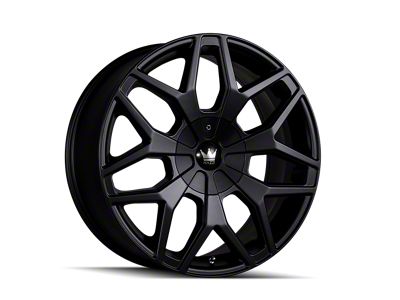 Mazzi Profile Matte Black Wheel; 24x9.5 (11-23 RWD Charger, Excluding Widebody)