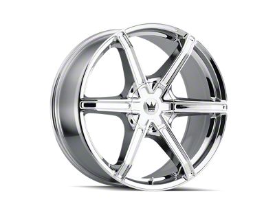 Mazzi Stilts Chrome Wheel; 22x9.5 (11-23 RWD Charger, Excluding Widebody)