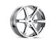 Mazzi Stilts Chrome Wheel; 24x9.5 (11-23 RWD Charger, Excluding Widebody)