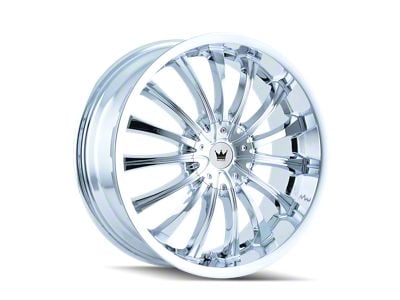 Mazzi Hype Chrome Wheel; 18x7.5; 40mm Offset (10-14 Mustang GT w/o Performance Pack, V6)