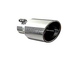 MBRP Angled Cut Rolled End Exhaust Tip; 2.50-Inch; Polished (Fits 2.50-Inch Tailpipe)