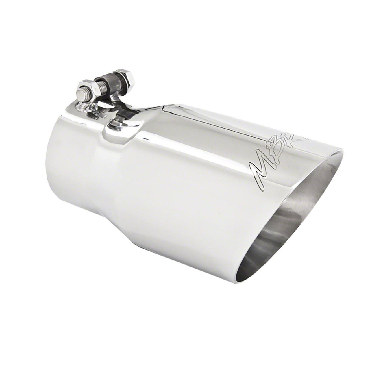 MBRP Charger 4-Inch Dual Wall Angled Exhaust Tip; Polished T5122 (Fits ...