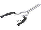 MBRP Armor BLK Cat-Back Exhaust; Race Version (24-25 Mustang GT Fastback w/o Active Exhaust)