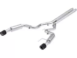 MBRP Armor Pro Cat-Back Exhaust with Carbon Fiber Tips; Race Version (24-25 Mustang GT Fastback w/o Active Exhaust)