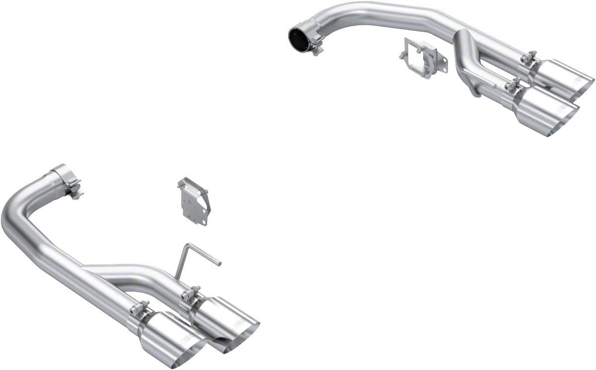 MBRP Mustang Armor Pro Valve Delete Axle-Back Exhaust with Polished ...