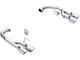 MBRP Armor Pro Valve Delete Axle-Back Exhaust with Polished Tips; Race Version (2024 Mustang GT w/ Active Exhaust)