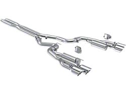 MBRP Armor Pro Valve Delete Cat-Back Exhaust with Polished Tips; Race Version (2024 Mustang GT w/ Active Exhaust)