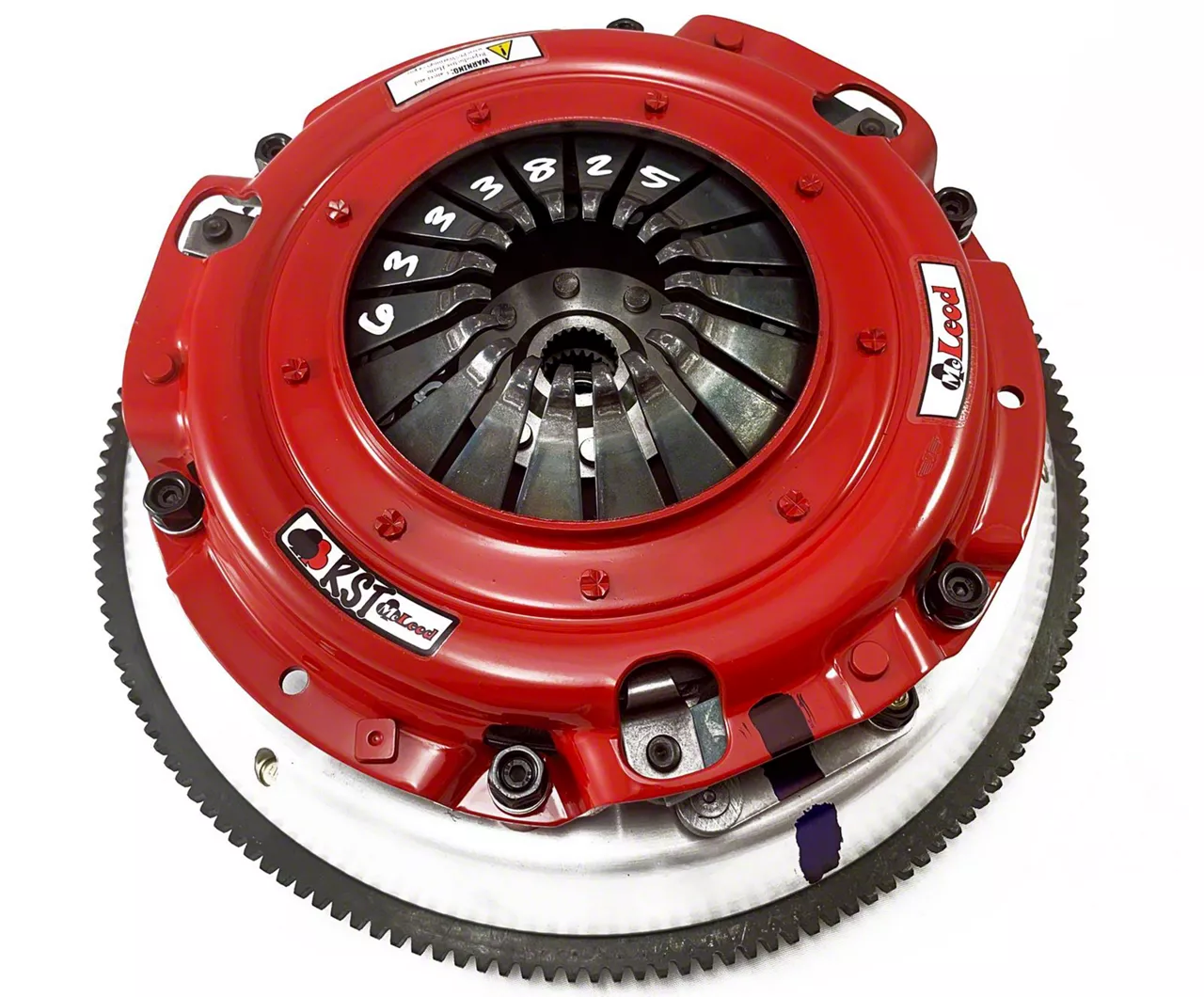 McLeod RST Twin Disc 800HP Organic Clutch Kit with 8-Bolt Aluminum  Flywheel; 23-Spline (18-23 Mustang GT)