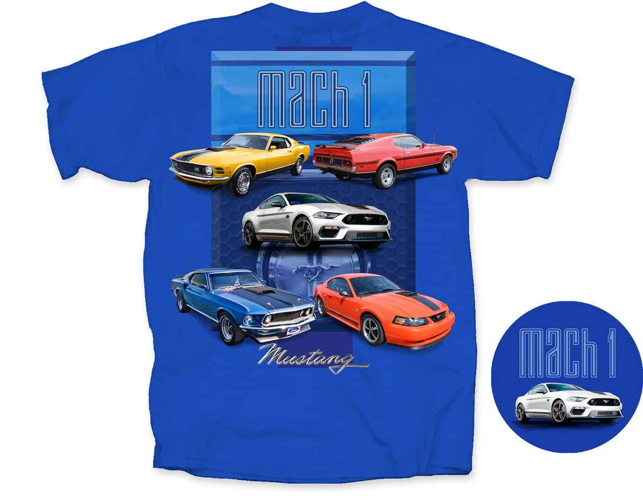 Summit Gifts FM5M1UADLXL Mustang Mach 1 1970 2004 T shirts