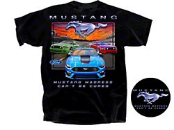Men's Mustang Madness T-Shirt; Black; XL 