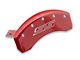 MGP Brake Caliper Covers with SS Logo; Red; Front and Rear (16-24 Camaro SS)