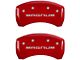 MGP Brake Caliper Covers with Magnum Logo; Red; Front and Rear (09-10 Challenger SE)
