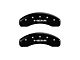 MGP Brake Caliper Covers with HEMI Logo; Black; Front and Rear (06-14 Charger SRT8; 2016 Charger SRT 392)