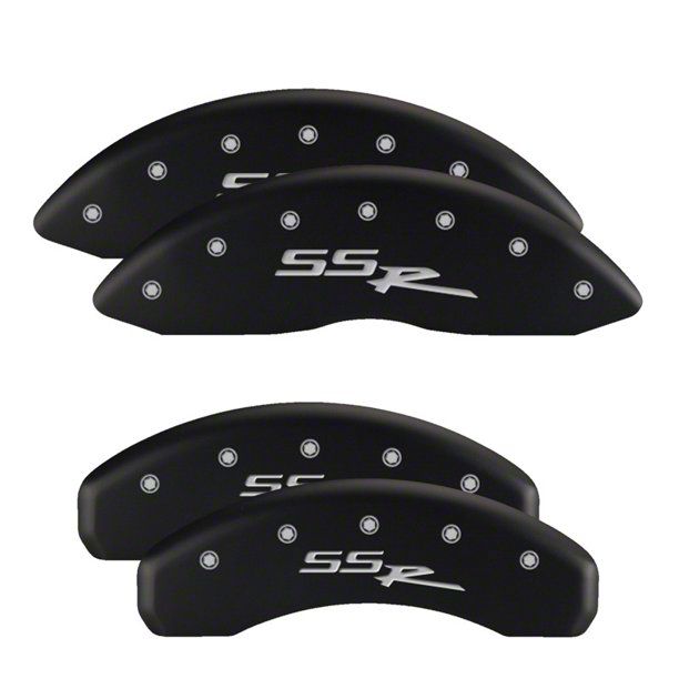 MGP Charger Black Caliper Covers with Challenger and Vintage Style R/T