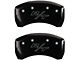 MGP Brake Caliper Covers with Vintage R/T Logo; Black; Front and Rear (06-10 Charger Daytona R/T, R/T)