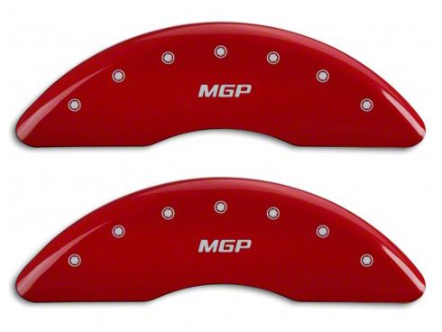 Mgp Mustang Red Caliper Covers With Mgp Logo Front And Rear