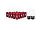 Mishimoto Red Locking Lug Nut Kit; 1/2-Inch x 20; Set of 20 (79-14 Mustang)