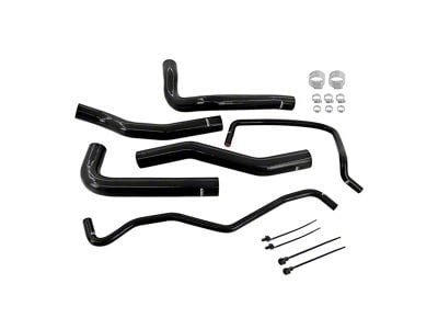 Mishimoto Silicone Coolant Hose Kit; Black (24-25 Mustang EcoBoost)