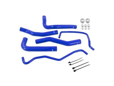 Mishimoto Silicone Coolant Hose Kit; Blue (24-25 Mustang EcoBoost)