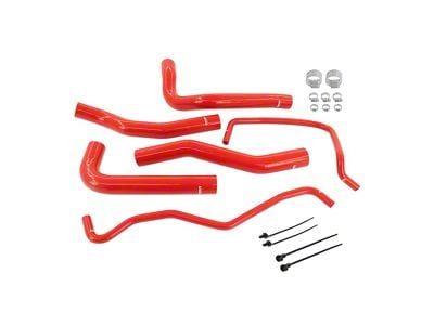 Mishimoto Silicone Coolant Hose Kit; Red (24-25 Mustang EcoBoost)