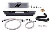 Mishimoto Thermostatic Oil Cooler Kit; Silver (15-17 Mustang GT)