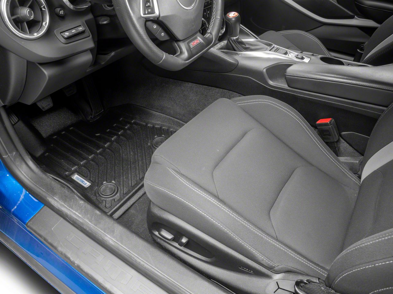 2016 - 24 6th Gen Chevy Camaro Diamond Stitch Interior Mats (Many Colors) -  Next-Gen Speed