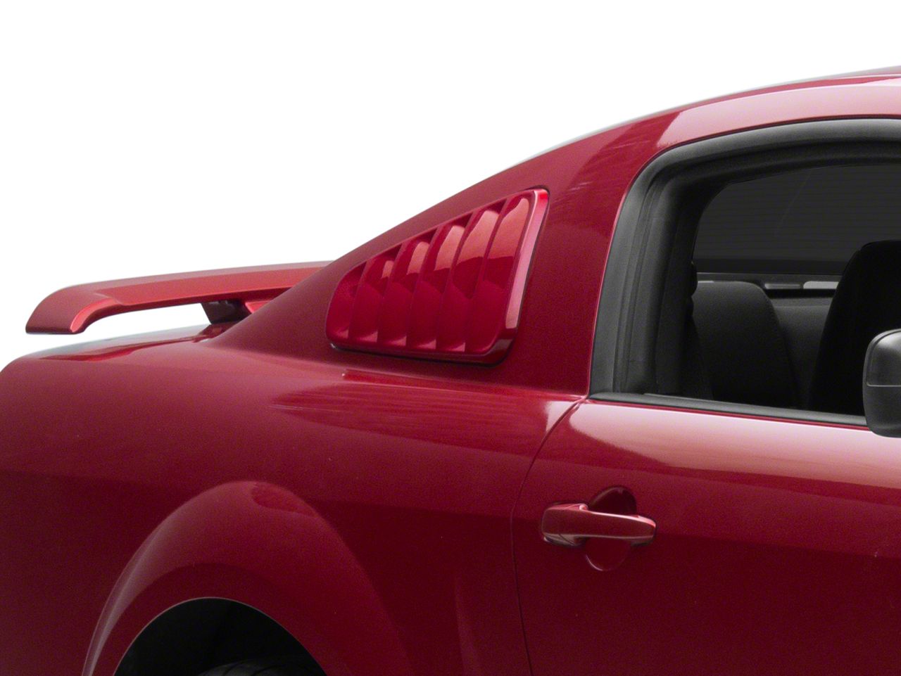 SpeedForm Mustang Classic Quarter Window Louvers; Pre-Painted 71315 (05 ...