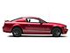 SpeedForm Classic Quarter Window Louvers; Pre-Painted (05-09 Mustang Coupe)