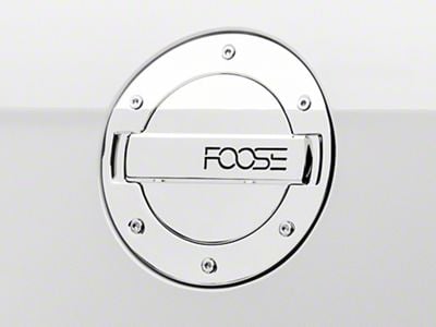 MMD by FOOSE Chrome Billet Aluminum Fuel Door w/ FOOSE Logo (10-14 Mustang)