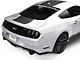MMD by FOOSE Center Line Graphic Kit - Silver and Orange (15-17 Mustang Fastback)