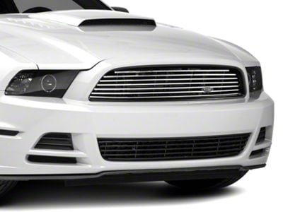 MMD by FOOSE Billet Upper Replacement Grille - Polished (13-14 Mustang GT)