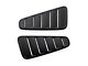 MMD Classic Quarter Window Louvers; Satin Black (10-14 Mustang Coupe)