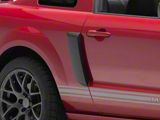 MMD CS Style Side Scoops; Satin Black (05-09 Mustang)